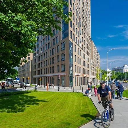 Golden - Bright & Stylish, Stawki Street Apartamento Varsóvia