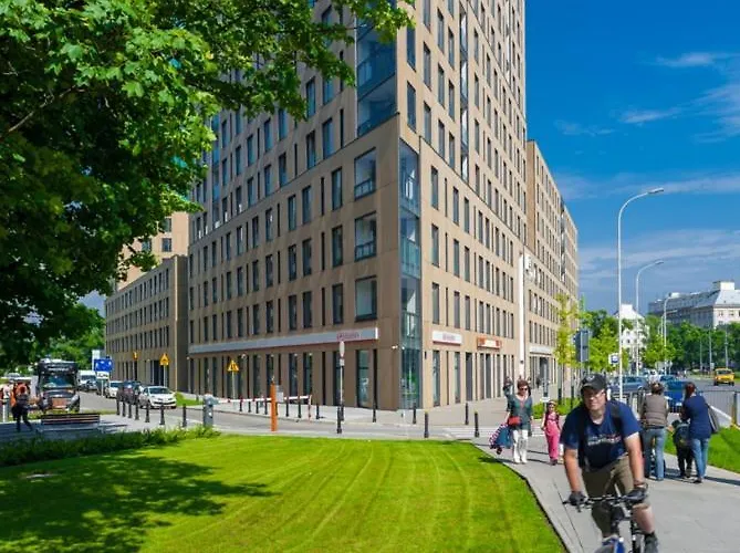 Golden - Bright & Stylish, Stawki Street Apartment Warsaw